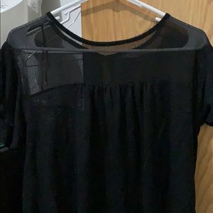 Black dressy tee